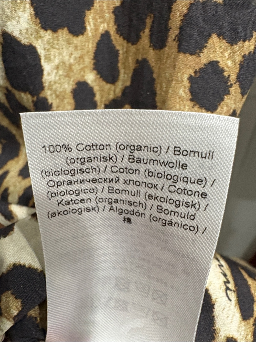 Ganni Brown Leopard Print Midi Dress - Picture 12 of 13